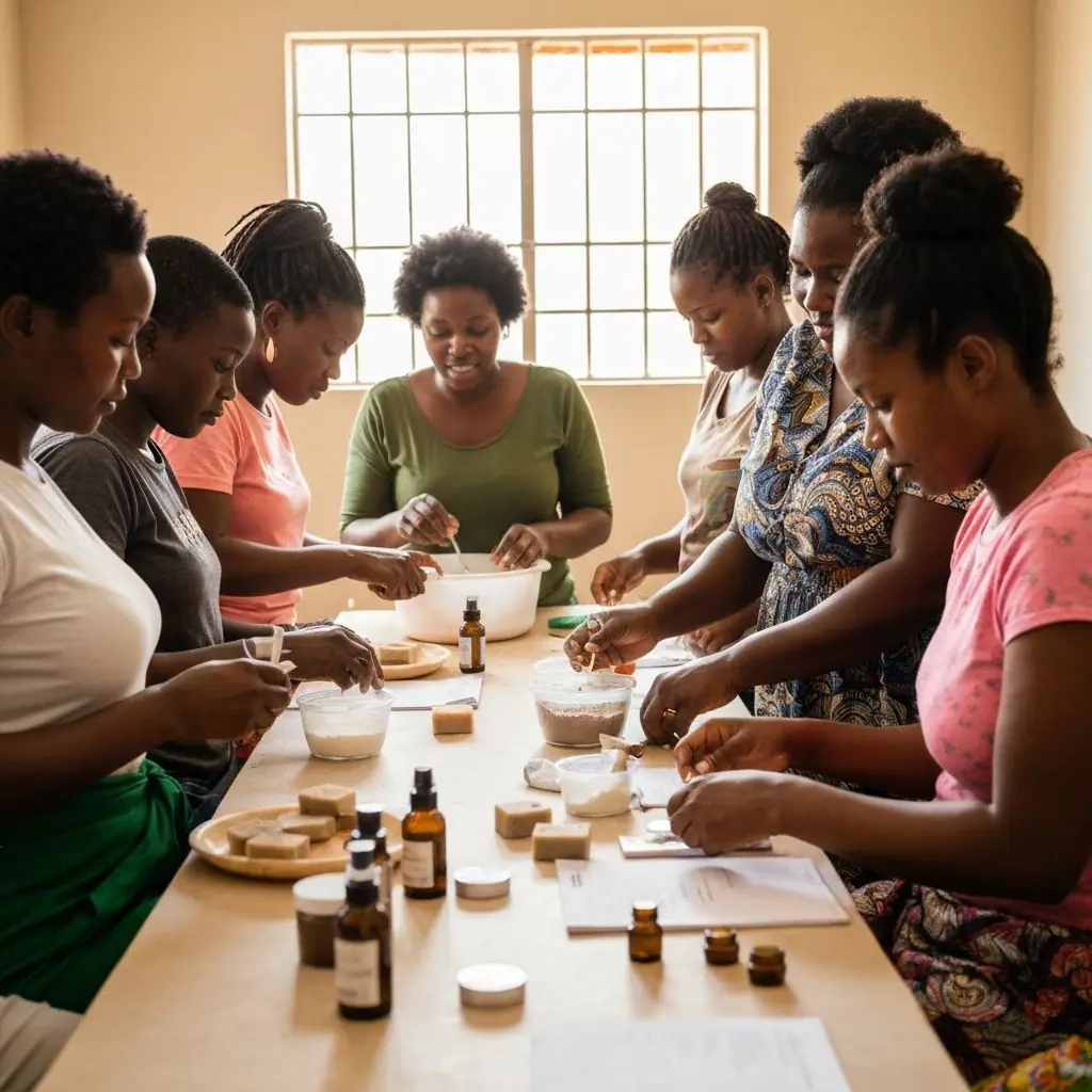 Atelier communautaire sur la sante de la peau